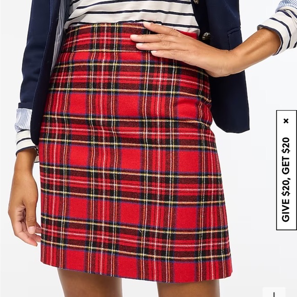 J. Crew Dresses & Skirts - J.CREW tartan plaid a-line skirt - size 6